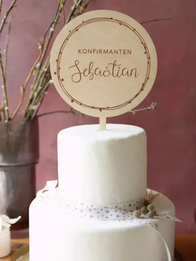 KONFIRMANTEN (navn) v8 - kaketopp