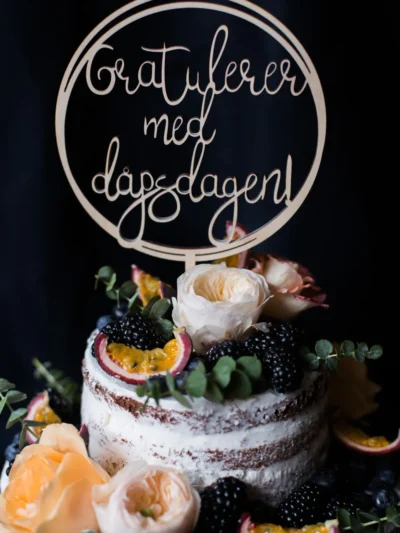 GRATULERER MED DÅPSDAGEN (v2) - kaketopp