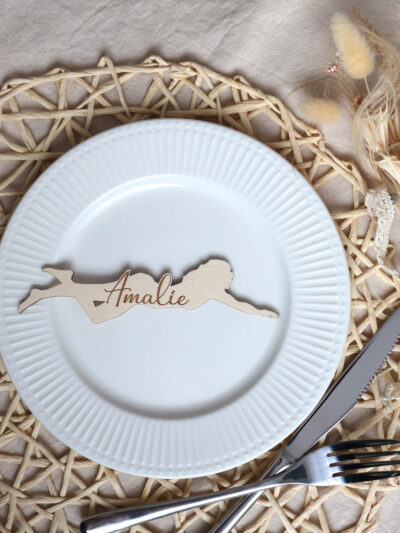 BORDKORT - SVØMMEJENTE