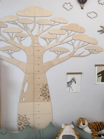 BAOBAB  - veggdekor med høydemåler