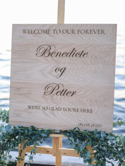 VELKOMSTSKILT TIL BRUDEPARET (v3)